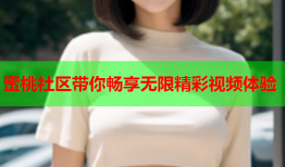 蜜桃社区带你畅享无限精彩视频体验
