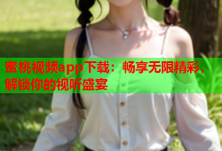 蜜桃视频app下载：畅享无限精彩，解锁你的视听盛宴